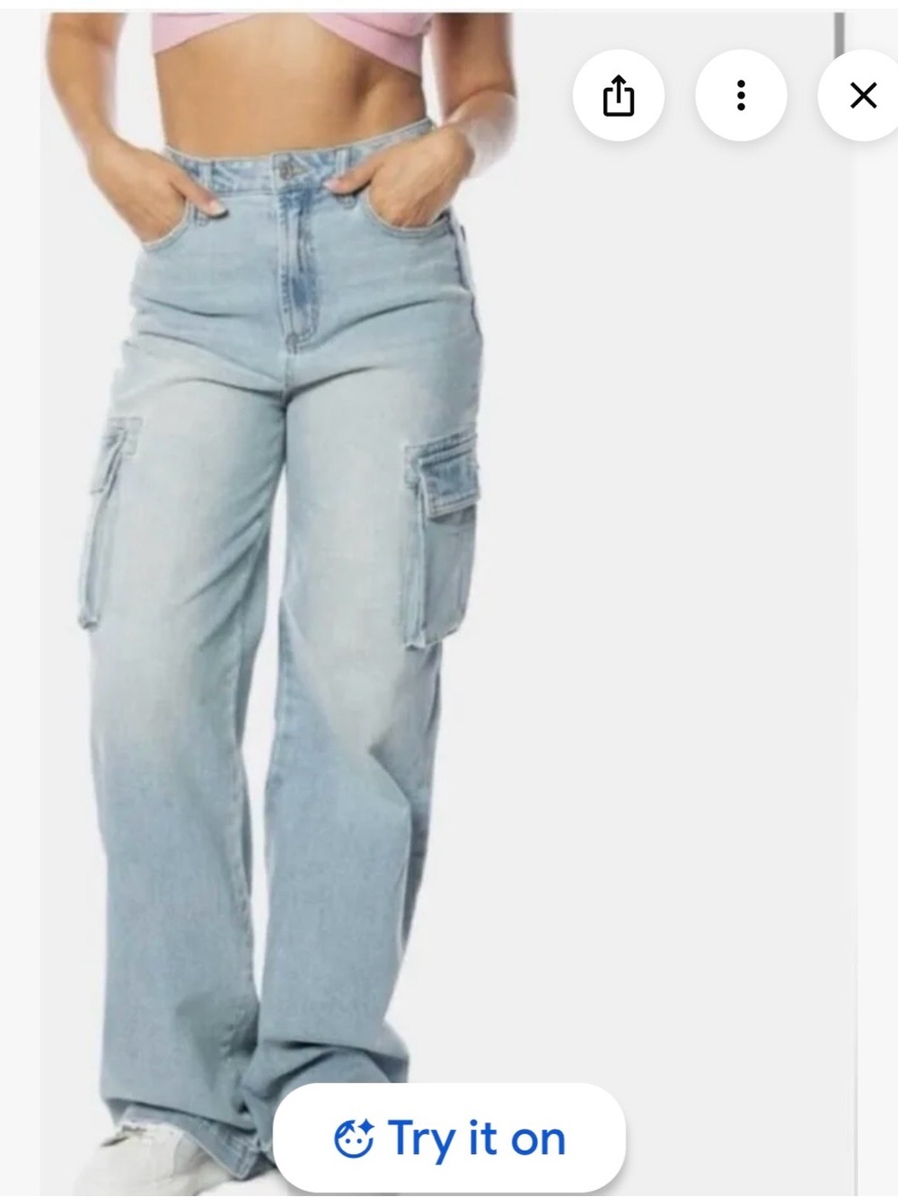 Juicy Couture Light Blue Flare Jeans